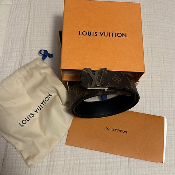 Men’s authentic Louis Vuitton reversible belt - Picture 2 of 5